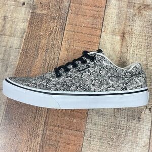 Vans Atwood Women's 8.5 Paisley Print Lace Low Top Sneakers Skate Skater